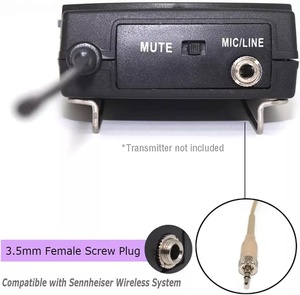 3.5mm Screw Lock <strong>Microphone</strong> Headset Headworn <strong>Microphone</strong> for <strong>Stage</strong> Performance, Houses of Worship, Presenters, Broadcasters - Product Image 3