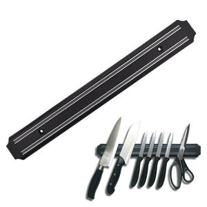 13 pouces Magnétique Porte-<span class=keywords><strong>Couteau</strong></span> <span class=keywords><strong>Mural</strong></span> En Plastique ABS Noir Bloc <span class=keywords><strong>Aimant</strong></span> Porte-<span class=keywords><strong>Couteau</strong></span> pour le <span class=keywords><strong>Couteau</strong></span> En Métal - Product Image 6