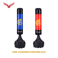 Sac d'entraînement aquatique premium 2026 ALL FIGHT 1,69 m en HDPE PU avec 12 ventouses de 8,3 cm et rembourrage en tissu