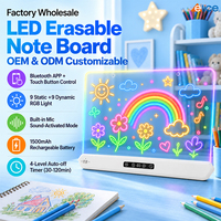 Tableau de Dessin LED Effaçable en Acrylique PMMA avec 7 Marqueurs Type C – Vente Directe Usine – Offre Spéciale
