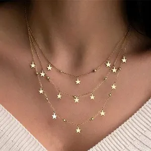 Dazgirl promareネックレススターペンダントネックレス最新ネックレスセット2023 ensemble de colliers pour femme bijoux(collier)