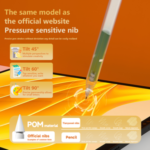 2025ปากกาสไตลัสแบบชาร์จเร็วปากกาสไตลัสแบบตั้งโต๊ะความไวต่อการเอียงหน้าจอสัมผัสสำหรับ <span class=keywords><strong>Apple</strong></span> iPad ปากกาดินสอ - Product Image 2