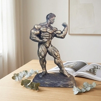 Trophée de compétition de musculation, coupe, statue en résine, sculpture écologique, décoration de table pour Noël, Halloween, anime