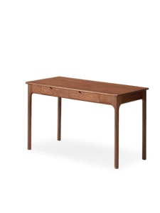 B5164 Bàn Làm Việc Gia Đình Bằng Gỗ Óc Chó Màu Đen Trơn Phong Cách Bắc Âu Với <span class=keywords><strong>2</strong></span> Ngăn Kéo Đựng Đồ Bàn Học Bằng Gỗ - Product Image 6