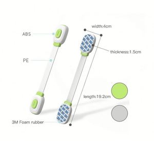 Verrous de sécurité pour bébés, loquets multifonctions pour armoires, verrous pour réfrigérateurs, sécurité enfant en ABS et acier inoxydable, sécurité des armoires pour enfants - Product Image 6