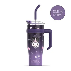 1200ML Cinamoroll Water Bottle Kuomi Bottle Water Cup High Appearance Level Sport Cup My Melody Water Bottle