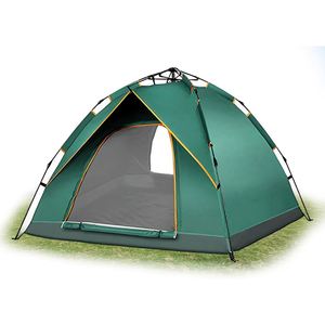 One Bedroom Outdoor Camping <b>Tent</b> with Automatic Opening <b>Waterproof</b> Portable Lightweight Family Beach <b>Tent</b> - Product Image 1