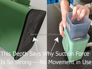 Quay pho mát vắt tay và rau Shredder với cơ sở hút và thép không gỉ trống cho dễ dàng và an toàn chế biến thực phẩm - Product Image 3