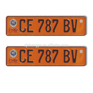 <span class=keywords><strong>Pas</strong></span> <span class=keywords><strong>cher</strong></span> en aluminium européen réfléchissant en relief plaques d'<span class=keywords><strong>immatriculation</strong></span> vierges en gros - Product Image 5