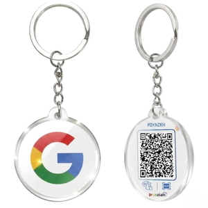 Llavero NFC con Logotipo Personalizado de 13.56mhz, Llavero Inteligente NFC con Etiqueta Epoxi para Instagram - Product Image 1