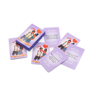 Textuur Embossing Uv-Printen Op Maat Gemaakte Sex-Leuke Kaartspellen En Volwassenen Intiem Kaartspel Met Zoemer Opvouwbaar Tafelkaartenspel - Product Image 6