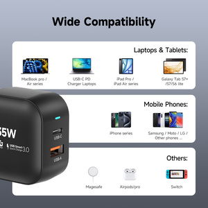 Vina Nhỏ Gọn 35W Gan 1c1a Pd3.0 Sạc 5 Lục Cắm Phổ Adapter Cho <span class=keywords><strong>Google</strong></span> <span class=keywords><strong>Pixel</strong></span> Điện Thoại Nhanh Chóng Sạc - Product Image 6