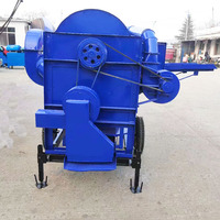 Nouvelle batteuse multifonctionnelle diesel 125 CV, tractée par tracteur, pour céréales/riz/décortiqueuse de blé, soja, arachides, maïs - Garantie 1 an
