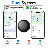 Traceur intelligent étanche IP67 BLE anti-perte pour Apple Find My et Google Find Hub, localisateur d'objets Bluetooth pour bagages, clés, animaux de compagnie