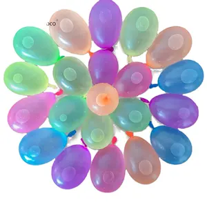 100 balon air sesuai permintaan pengemasan pelanggan! Grosir balon air untuk mainan India lateks Hari Valentine uniseks warna-warni 0.1g