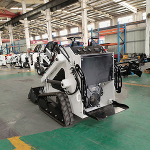 شحن مجاني مضخة هيدروليكية EPA المشي خلف محرك <span class=keywords><strong>Skid</strong></span> صغير مع دلو خندق محراث دوار - Product Image 5