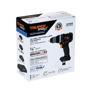 Professionnel 1/2 pouce Perceuse sans fil 20V à moteur sans balais, vitesse variable, mandrin sans clé, alimentée par batterie, pour travaux de construction - Product Image 4