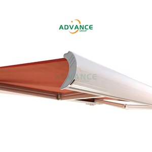 <span class=keywords><strong>Couverture</strong></span> escamotable moderne d'ombre de patio d'auvent de cassette complète pour le restaurant extérieur de café d'espace - Product Image 4