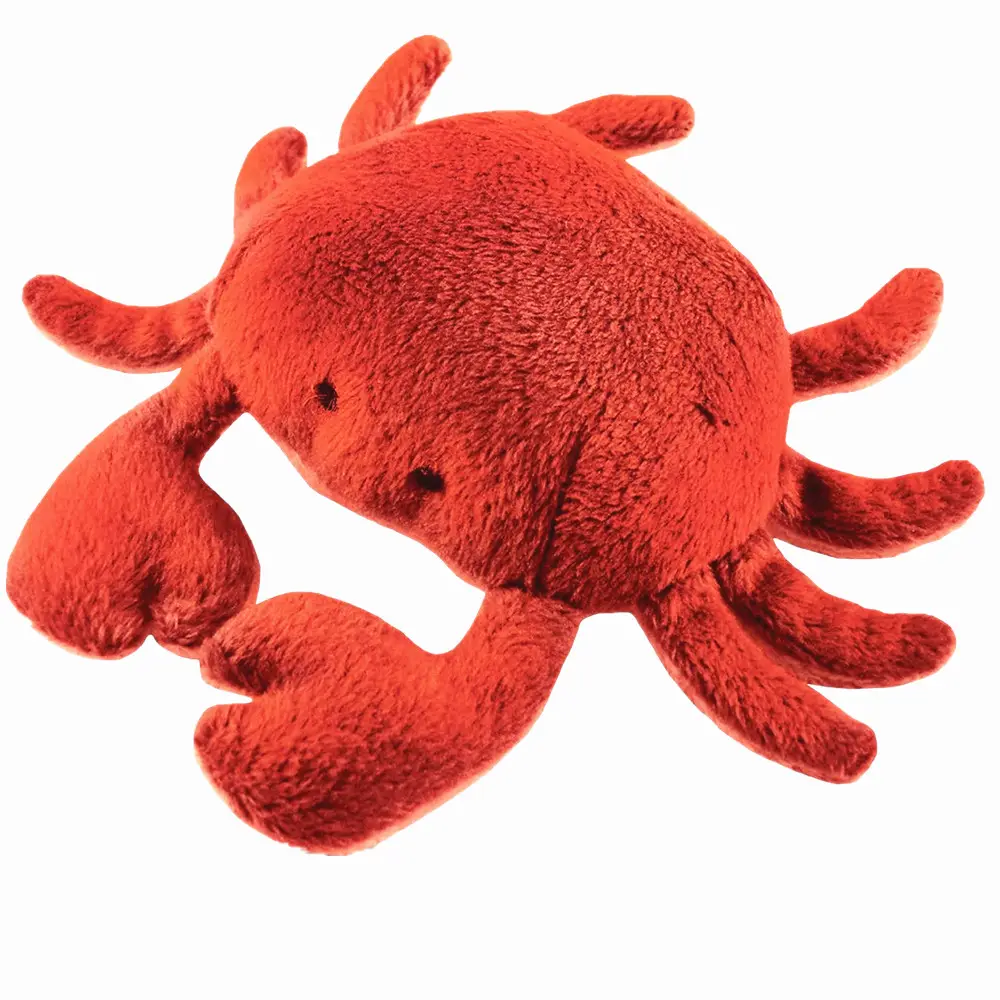 Personnalisé Petit Crabe En Peluche Porte-clés En Peluche En Peluche Aimant Ocean Life Aimant pour Casier Crabe En Peluche Aimant De Réfrigérateur