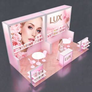 โซลูชั่นออกแบบร้านค้าครบวงจร LUX บูธแสดงสินค้าความงาม LED หรูหรา & เคาน์เตอร์น้ำหอม ตู้โชว์เครื่องสำอางแบบกำหนดเอง - Product Image 2