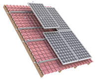Système hybride d'énergie domestique gratuite 800W 1kW 2kW 3kW 5kW 10kW, éolienne de toit 48V, générateur éolien vertical, système photovoltaïque à vendre