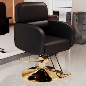 Sedia da Parrucchiere Professionale con Base Dorata Moderna, Vendita all'Ingrosso - Product Image 3