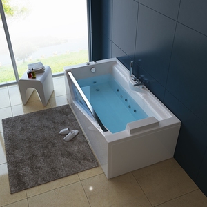 Jacuzzis Grandes, Bañera de Masaje Interior, Jacuzzis Sensuales, Precio Económico, Bañera de Masaje para 2 Personas - Product Image 2