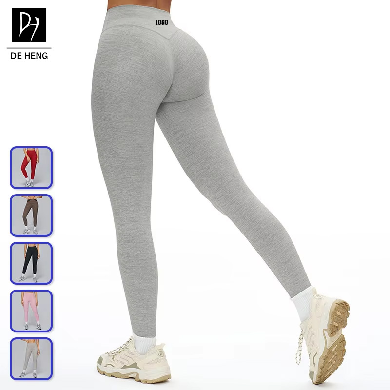 Custom Logo New Active Brushed Sportswear Yoga Women Pants Nude Feeling Running Fitness Sportswear Yoga Leggings For Women