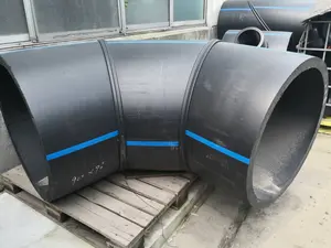 1200 мм, 1600 мм, большие размеры, изготовленные на заказ фитинги HDPE, 45 90 градусов, колено