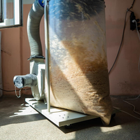 Sacs à poussière en polyéthylène haute densité (HDPE) transparents, durables et résistants aux déchirures, 6 mil, 60 gallons, en rouleau, pour le travail du bois