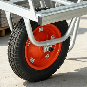 <span class=keywords><strong>Carretilla</strong></span> de Aluminio TC1019 para Agricultura, Capacidad de 100 kg, Carro de Mano Resistente para Transporte en Jardín y Granja - Product Image 3