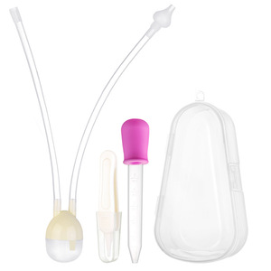 Fournitures de soins pour nouveau-né, <span class=keywords><strong>aspirateur</strong></span> Nasal pour bébé, nettoyeur de nez de sécurité en Silicone, Offre Spéciale - Product Image 1