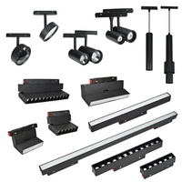 Système d'éclairage de plafond tendu LED avec rail magnétique, installation de film PVC, rail magnétique, accessoires de rail en aluminium