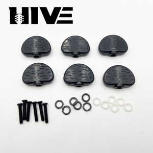 HIVE 多种款式 多种配色 6 件/套 塑料通用吉他旋钮帽 电吉他调音栓手柄配件 - Product Image 3