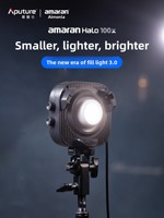[Nouvel Arrivage] Lumière d'appoint vidéo Amarn Halo 100W pour diffusion en direct et photographie, éclairage à température de couleur réglable