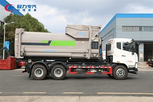Camión de Basura <span class=keywords><strong>con</strong></span> <span class=keywords><strong>Gancho</strong></span> Hidráulico, Camión de Transporte de Contenedores <span class=keywords><strong>con</strong></span> Brazo de <span class=keywords><strong>Gancho</strong></span>, Camión de Saneamiento - Product Image 6