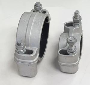 Collier de câble en aluminium haute tension JGW, pince pour câble monobrin, fixation de câble, <span class=keywords><strong>suspension</strong></span> de câble, boulons inclus - Product Image 5