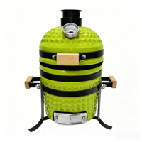 Barbecue au charbon de bois sans fumée Kimstone, pliable et réglable, avec plateau en céramique, taille mini 4,5 pouces, pour la maison, sur chariot, pour l'extérieur et le jardin