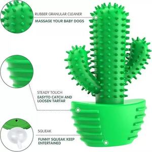 Cepillo de Dientes para Perros, Juguete Masticable de Goma con Forma de Cactus, Regalos de Cumpleaños para Mascotas - Product Image 6