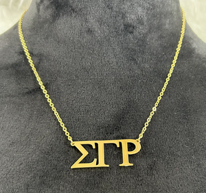 Mặt dây chuyền thiết kế tùy chỉnh <span class=keywords><strong>DST</strong></span> delta sigma theta mạ vàng, cá nhân hóa, chữ cái Hy Lạp, dây chuyền Hy Lạp tùy chỉnh - Product Image 4