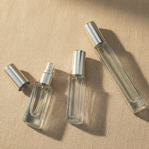 Custom Logo 3ml Mini Luxury Grey Square Glass Spray Perfume <b>Bottle</b> Pocket Size <b>Small</b> Empty Refillable Spray <b>Bottle</b> - Product Image 6