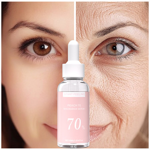 Sérum Visage Bio Naturel 70% Pêche et Niacinamide pour Femme Anti-Âge Éclaircissant Réduit les Taches Brunes Hydratant Anti-Âge - Product Image 5