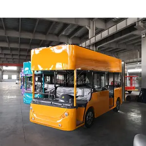 Carro de turismo, bateria elétrica, direta de fábrica, turismo, carro, ônibus, decoração dupla, ônibus, para crianças e adultos