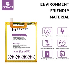HB416683ECW 3550mAh Li-polímero Batería del teléfono celular para Huawei Google Nexus 6P Batería del teléfono móvil - Product Image 4