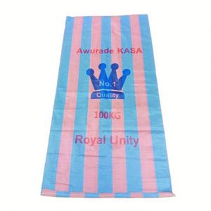 Saco de Polipropileno para Arroz de 5kg-100kg, Bolsa de Rafia Tejida de PP Laminado para Harina y Alimento, Reciclable y Personalizable - Product Image 1