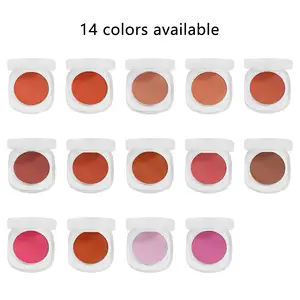 High Pigment Pressed Powder Mineral Pressed Vegan And Cruelty Free Blush Wholesale Blusher Custom Logo Blush