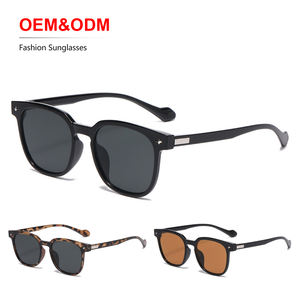 Gafas de Sol Retro de Moda con Lentes AC para Hombre, Gafas con Bloqueo de Luz Azul, Personalizadas OEM, Unisex, al por Mayor, de Alta Gama y Lujo - Product Image 1