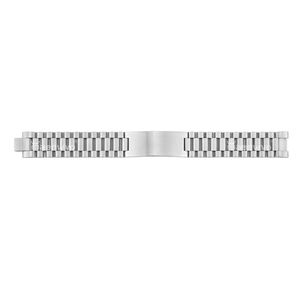 Vintage 20mm Luxury Stainless Steel <b>Watch</b> Strap with Butterfly Clasp 20cm Length White Breathable <b>Case</b> Band-maenwvo - Product Image 1