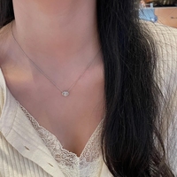 Collier pendentif de luxe pour femme en argent sterling 925 plaqué or 18 carats avec diamant de laboratoire taille ovale et zircon, certifié IGI