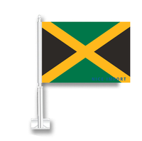 Drapeau du Honduras pour voiture, drapeau pour fenêtre de voiture en polyester, mât inclus, décorations patriotiques pour les célébrations de festivals et les défilés